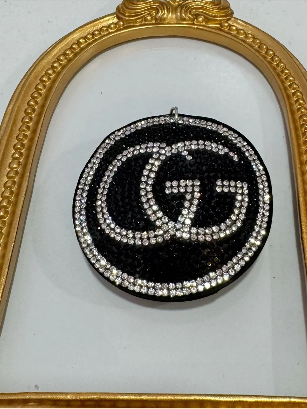 New Black Crystal Keychain/Bag Charm